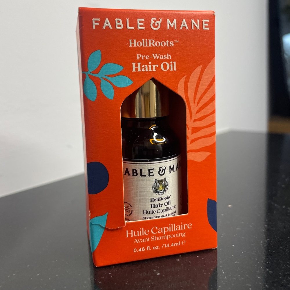 BNIB Fable & Mane HoliRoots Pre-Wash Hair Oil